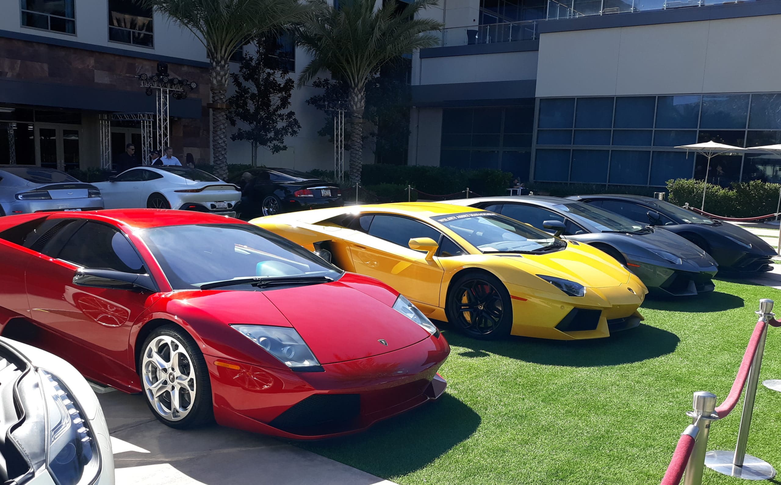 Collection of supercars